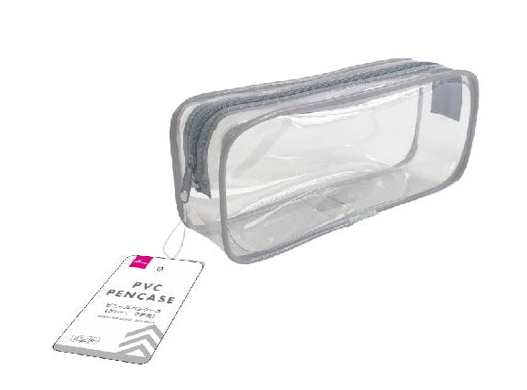 ビニールペンケース（グレー、マチ付） - 100均 通販 ダイソーネット