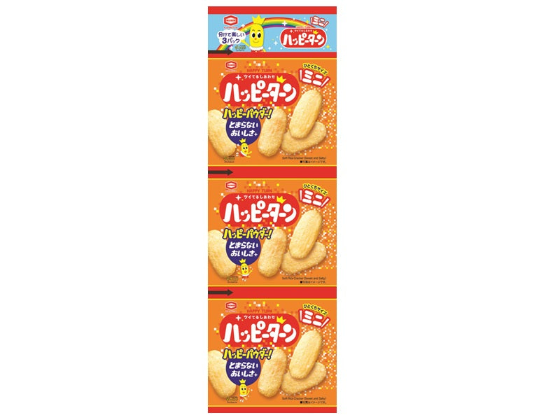 アジカル ハッピーターンミニ 3連 （11g×3袋） - 100均 通販