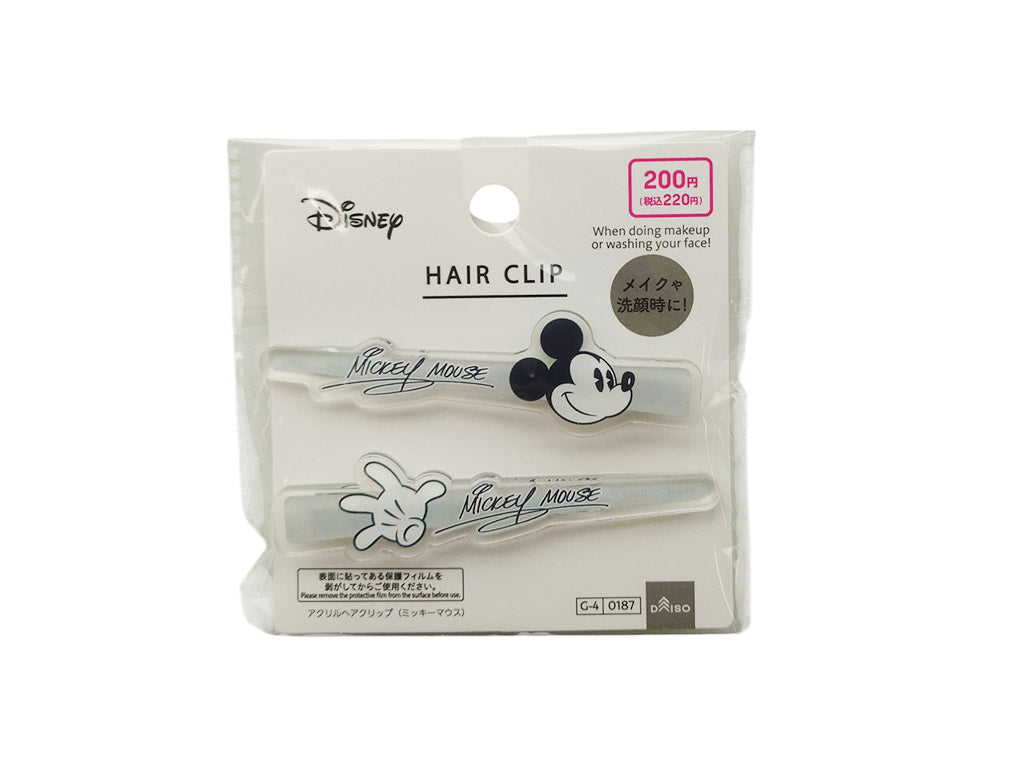 アクリルヘアクリップ（ミッキーマウス） - 100均 通販 ダイソーネット