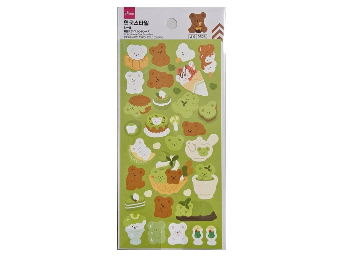 シール（韓国スタイルトントンベア、2） - 100均 通販 ダイソーネット