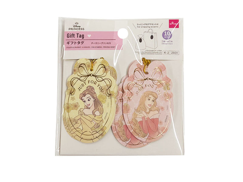 ギフトタグ、10枚、箔入（ディズニープリンセス） - 100均 通販