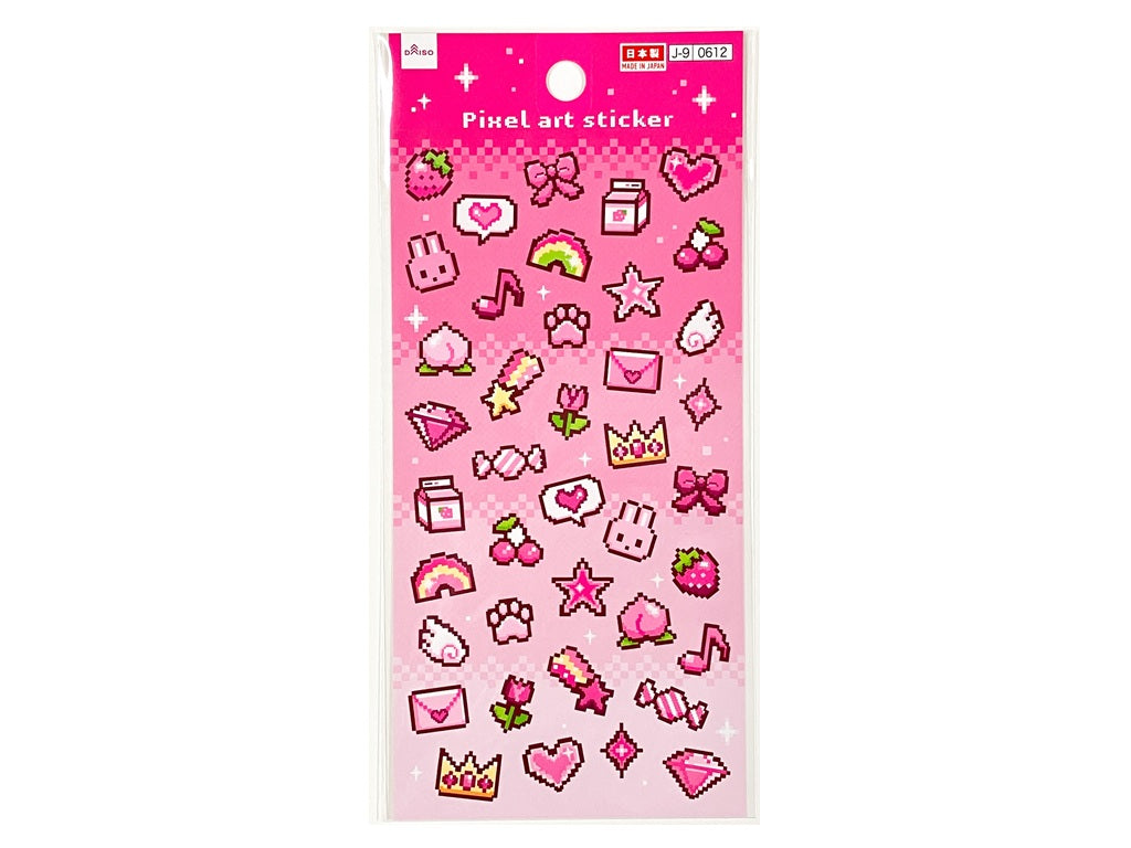 シール（ピクセルアート、ピンク） - 100均 通販 ダイソーネットストア