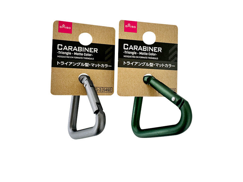 トライアングル型カラビナ（マットカラー） - 100均 通販 ダイソー