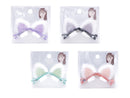 猫耳ヘアクリップ(スタンド、紫、灰、橙、緑)