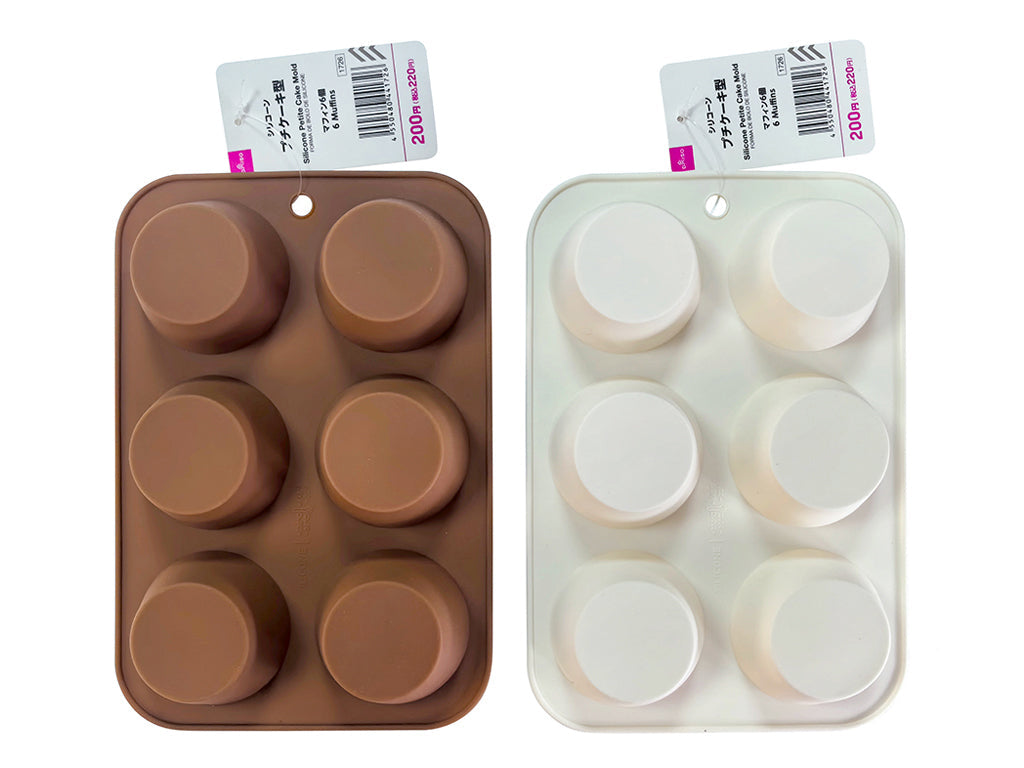 シリコーンプチケーキ型（マフィン６個） - 100均 通販 ダイソーネットストア【公式】 バロック写真フレーム シリコン型 フォトフレーム フォンダン型 ケーキデコレーション用 カップケーキトッパー キャンディポリマー ク