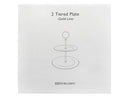 2段プレート(ゴールドライン)