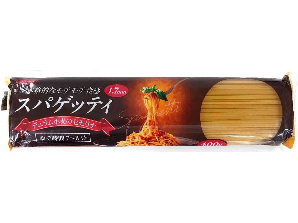 ライジング 本格的なモチモチ食感スパゲッティ1．7mm 400g