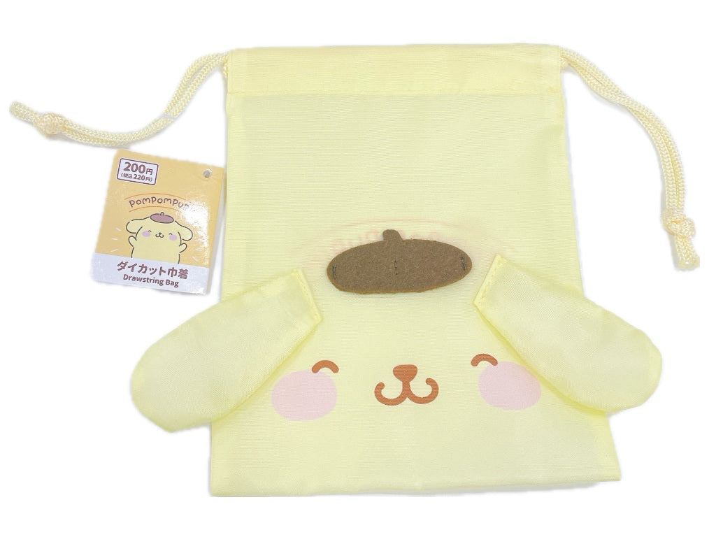 ダイカット巾着 ポムポムプリン ゆるっと - 100均 通販 ダイソーネット