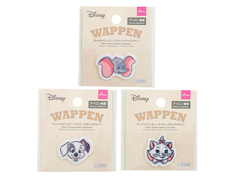 追加‼️アイロンワッペン  ディズニー ワッペン（ディズニークラシックキャラクター） - 100均 通販 ダイソー