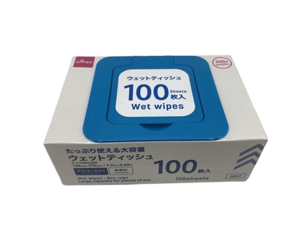 ウェットティッシュ（箱タイプ、100枚） - 100均 通販 ダイソー