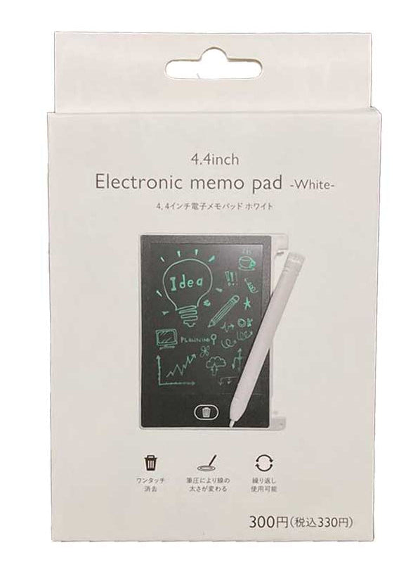 4．4インチ電子メモパッド（WH） - スリーピーネットストア通販