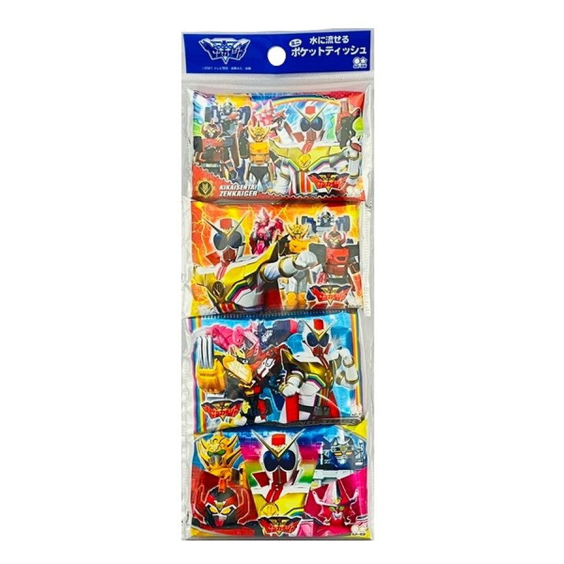 ポケットティッシュミニ（ゼンカイジャー） - 100均 通販 ダイソー