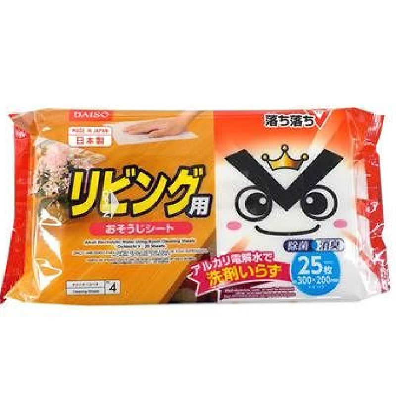 落ち落ちVアルカリ電解水リビングおそうじシート25枚 - 100均 通販