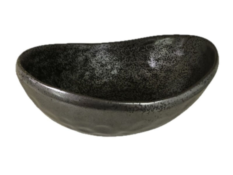 カレー鉢（鉄砂、約２０ｘ１３．５ｘＨ７．３ｃｍ）