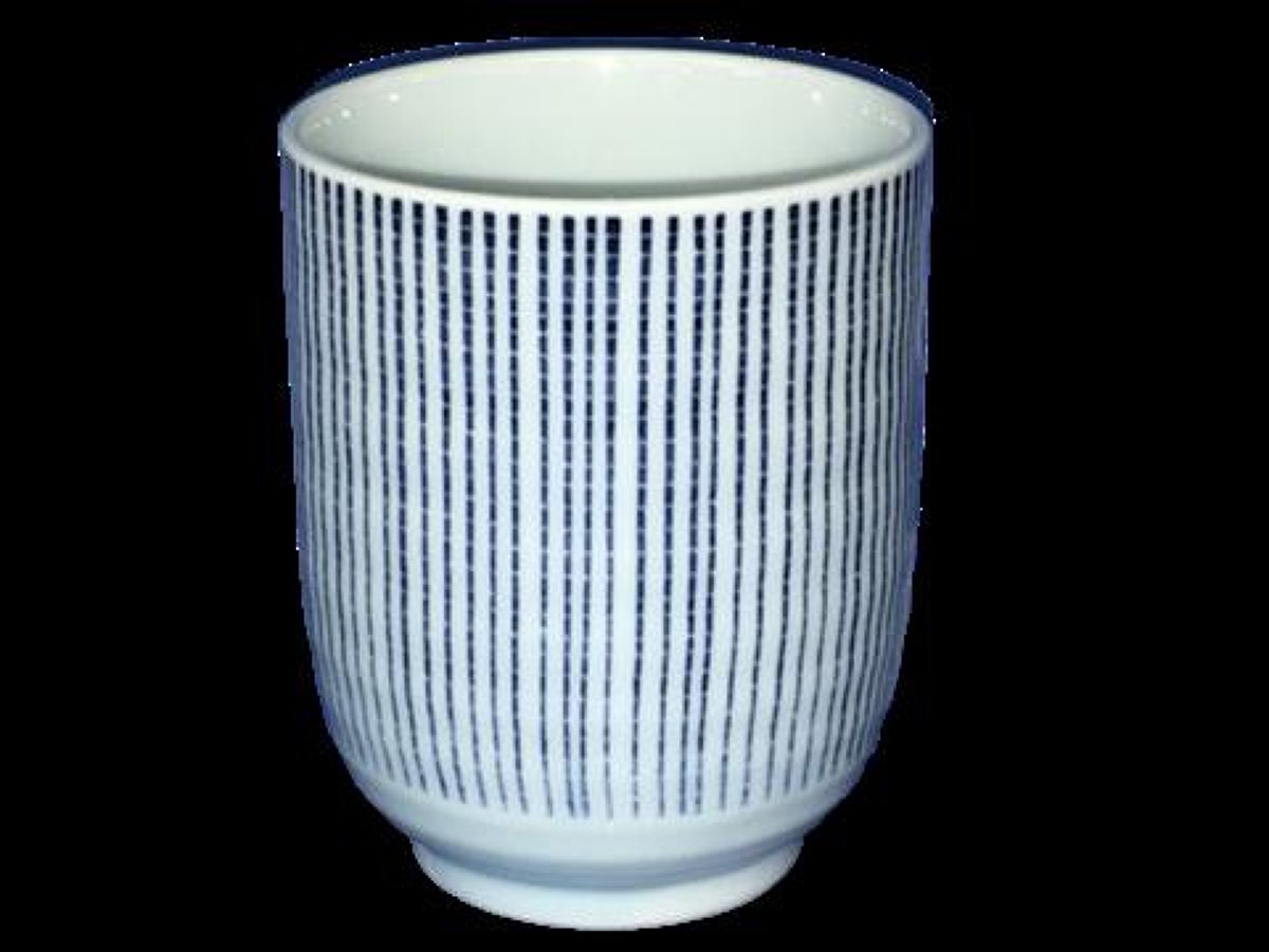 長湯呑（点十草、約6．3xH7．8cm） - 100均 通販 ダイソー 