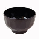 山中塗り亀甲汁椀(溜内黒)