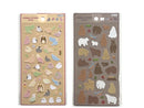 デザインシール(とり&くま)