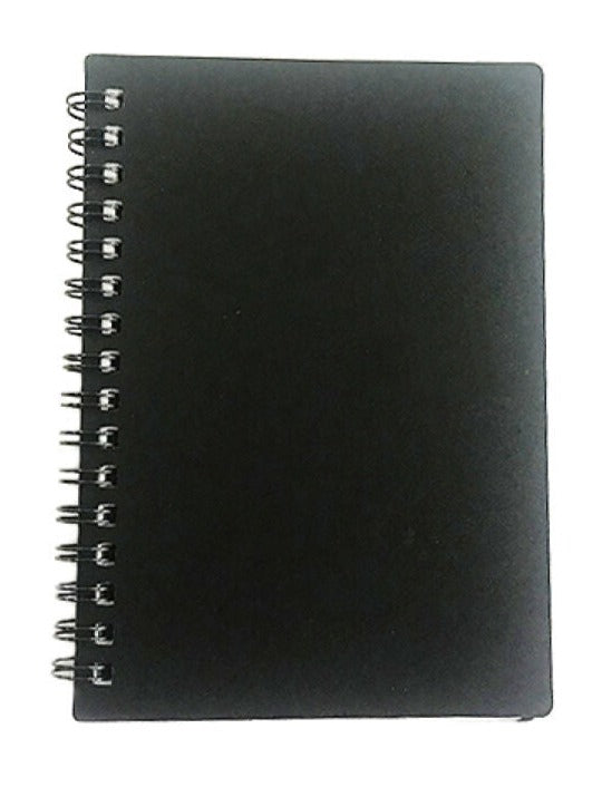 リングノート（黒、Ａ６、８０枚）