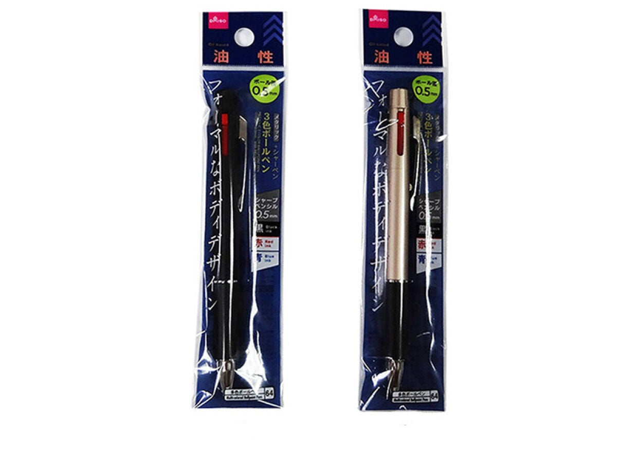 メタリック3色ボールペン（シャーペン） - 100均 通販 ダイソーネット