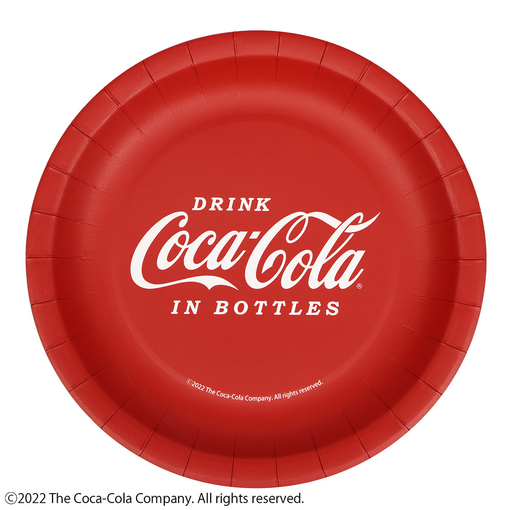 紙皿（コカ・コーラ・、ＡＳ１、Ａ、直径１８ｃｍ、１２枚