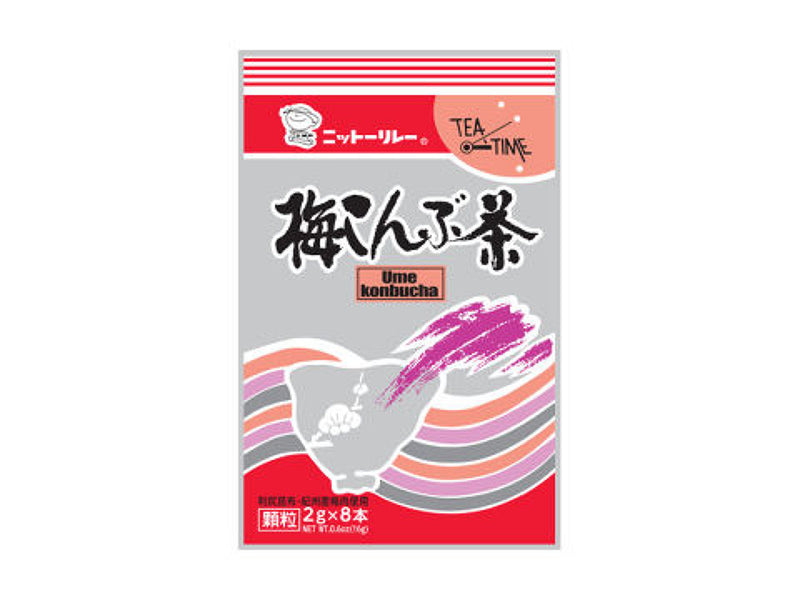 日東食品 梅こんぶ茶１６ｇ（２ｇ×８Ｐ）
