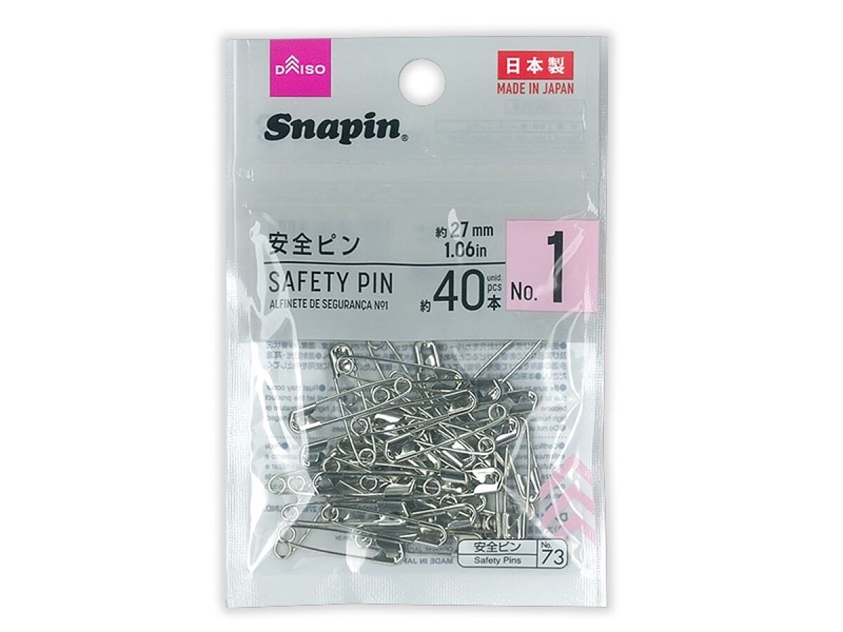 安全 ピン ダイソー