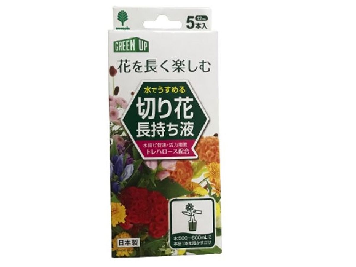 切り花長持ち液 １２ｍｌ×５本入 | 【公式】DAISO（ダイソー