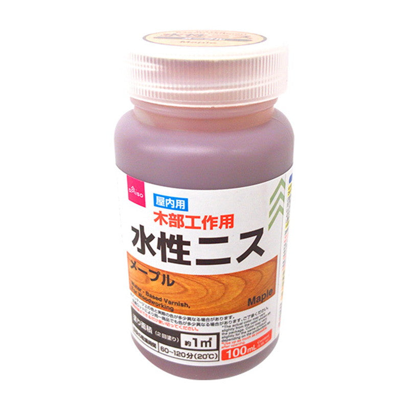 室内用 木部工作用水性ニス メープル １００ｍｌ - ダイソーネット