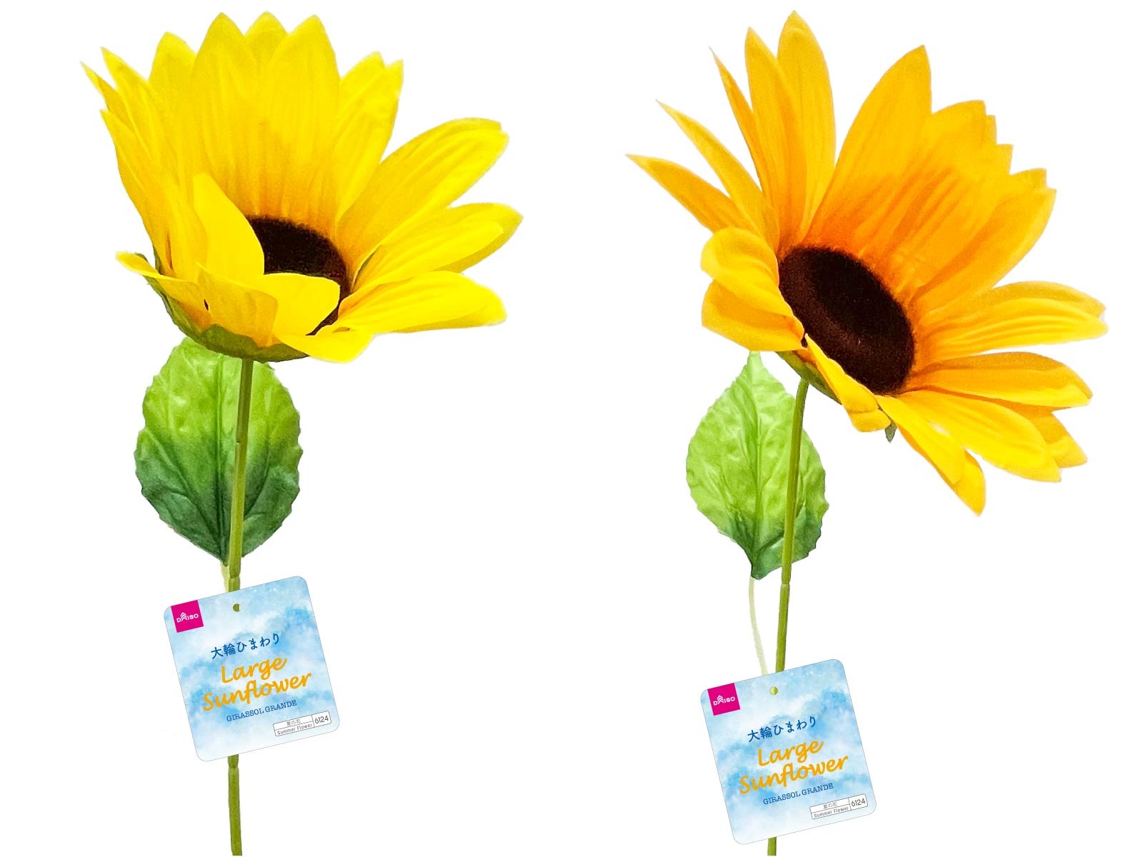 ヘアゴムベビーヘアクリップ大輪ひまわり1〜2