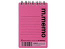 A7メモ エムメモ 6mm横罫 ピンク