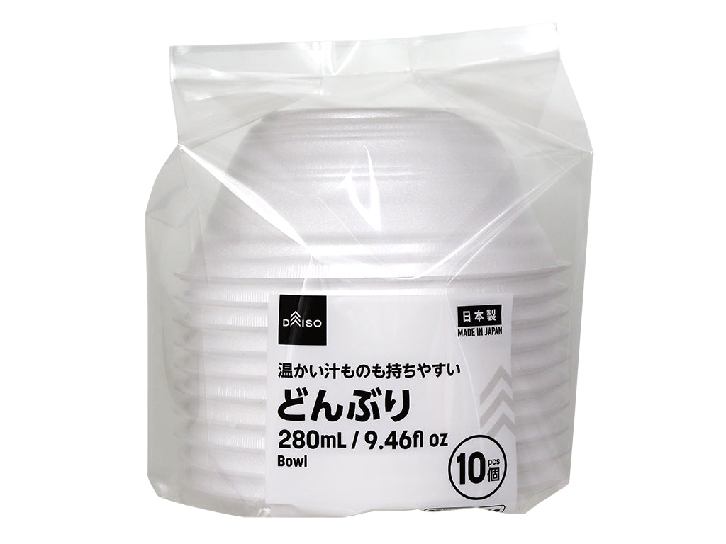 どんぶり（朱赤）10個　食器