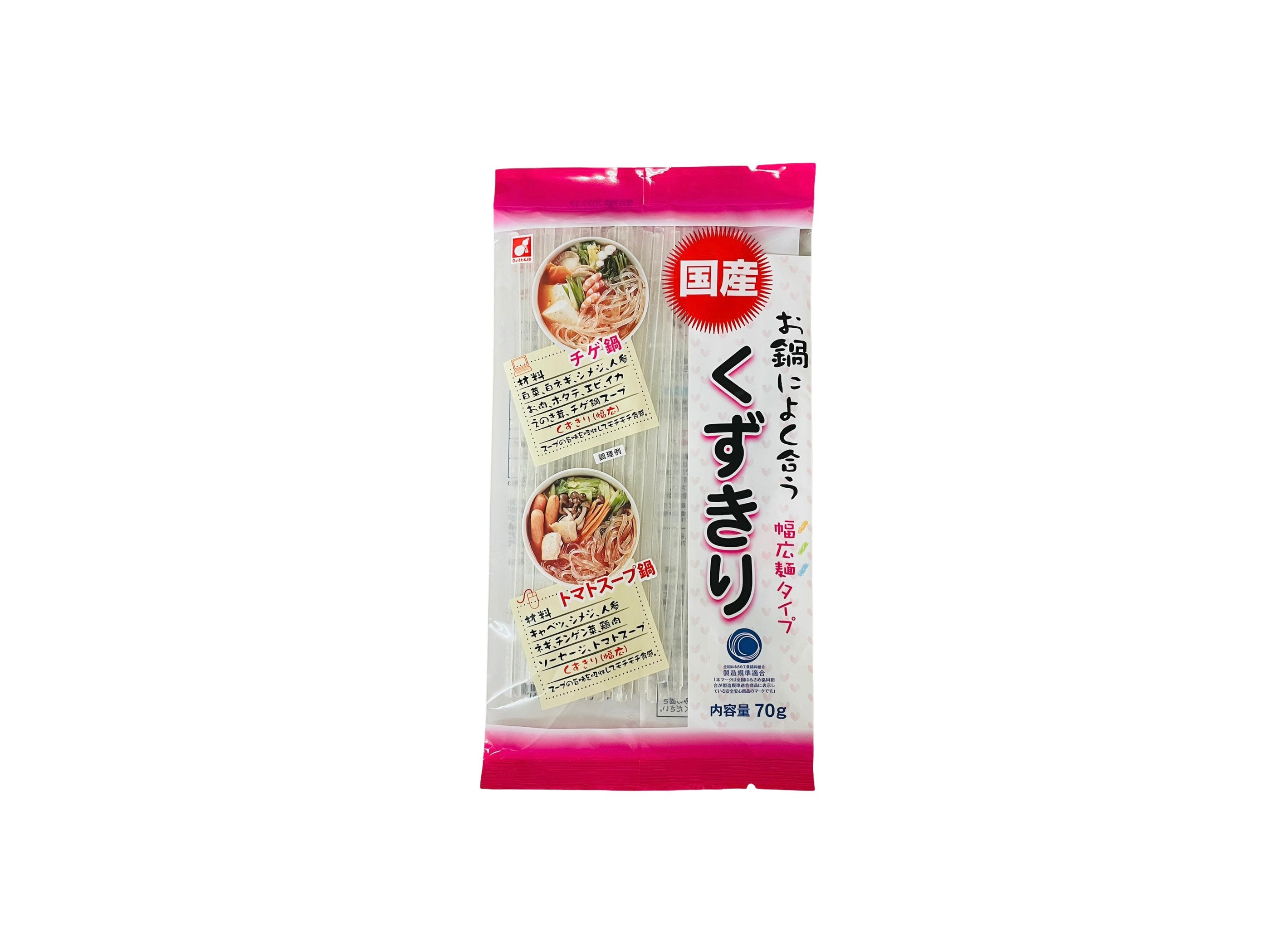 森井食品 国産くずきり幅広麺タイプ ７０ｇ - ダイソーネット