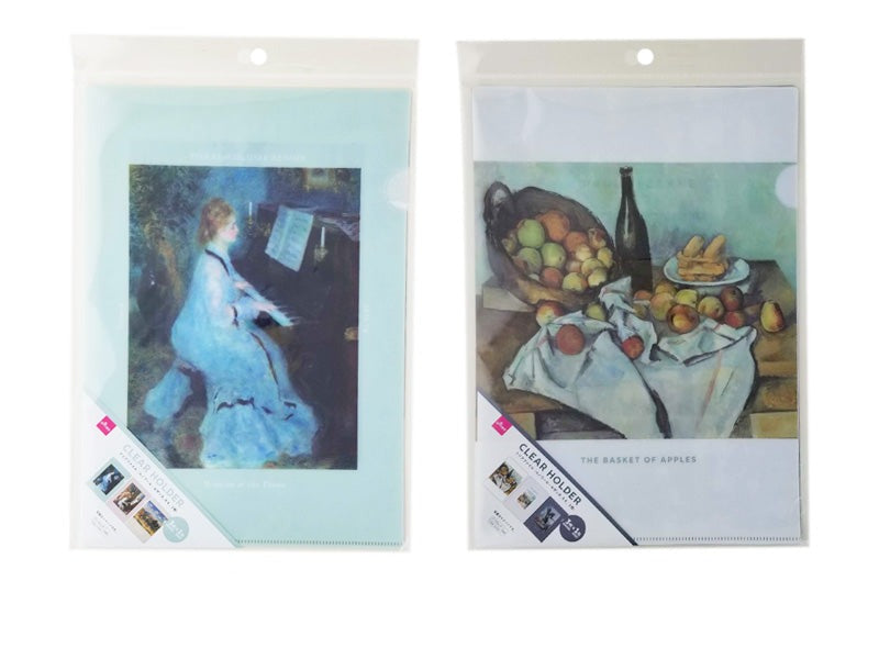 クリアファイル（ルノワール・セザンヌ、A4、3枚） - 100均 通販