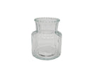 ガラス花瓶（レース口、クリア）