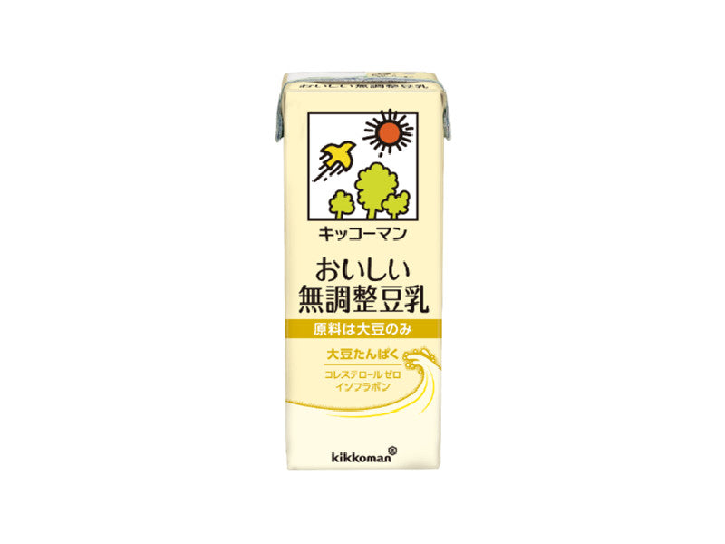 キッコーマンソイフーズ　おいしい無調整豆乳　２００ｍｌ