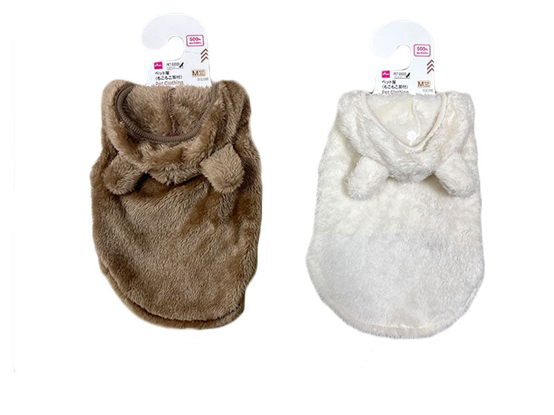 ペット服（もこもこ耳付、Ｍ）