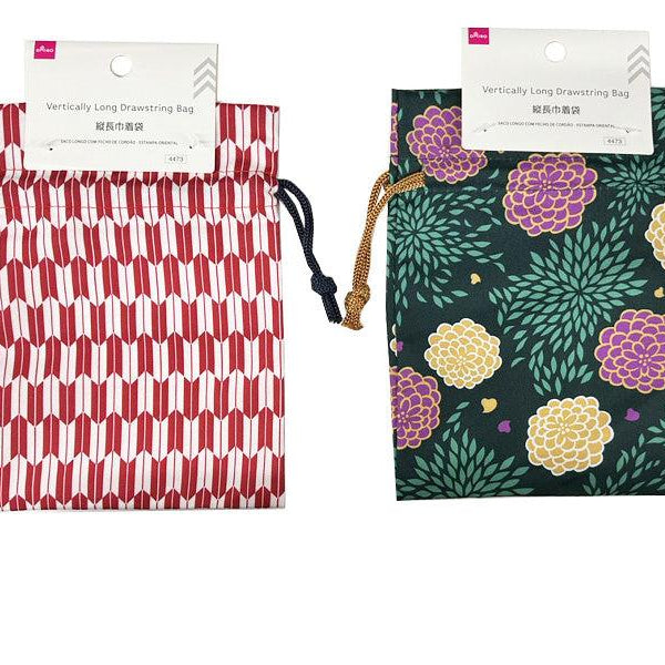 専用★ハンドメイド✳︎縦長巾着　テラゾー柄　縄跳び袋や母子手帳入れ、通帳入れにも♪ 専用☆ハンドメイド✳︎縦長巾着 テラゾー柄 縄跳び袋や母子手帳