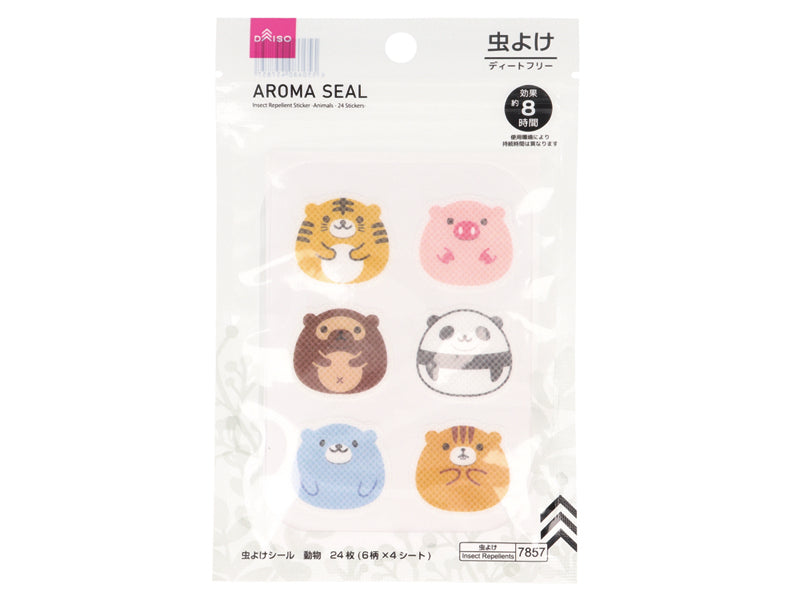 虫よけシール(動物、24枚)