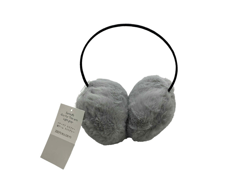 イヤーマフ（エコファー、細アーム、ＬＧＹ）