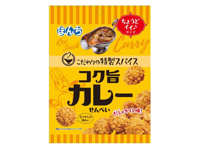 ぼんち コク旨カレーせんべい ５５ｇ
