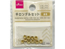 平ロンデルセット（金色、約５ｍｍ：４個、約６ｍｍ：６個）
