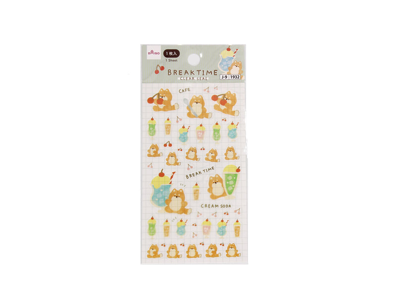 クリアシール（Ｓｗｅｅｔ　Ａｎｉｍａｌｓ、イヌ、２）