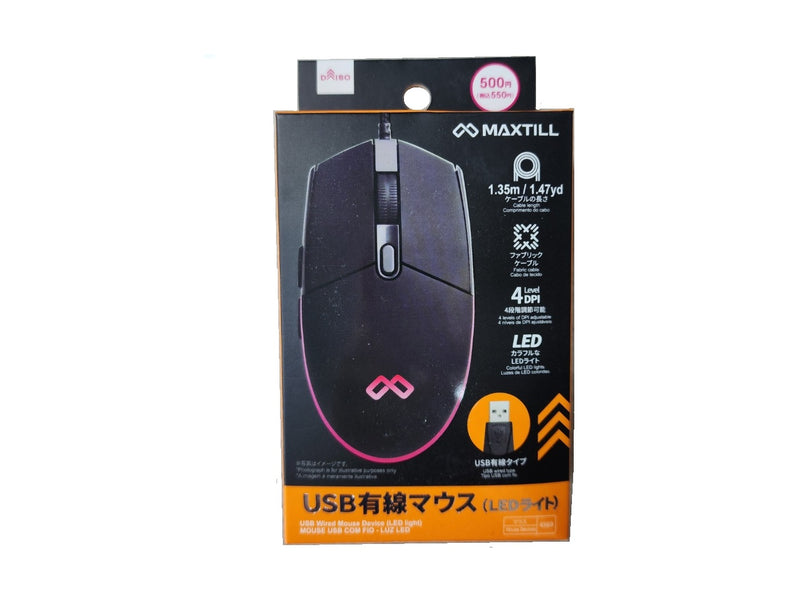 ＵＳＢ有線マウス（ＬＥＤライト）