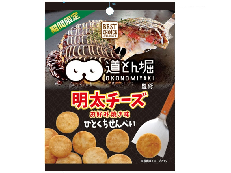 関口　道とん堀ひとくちせんべい明太チーズお好み焼き味　２２ｇ