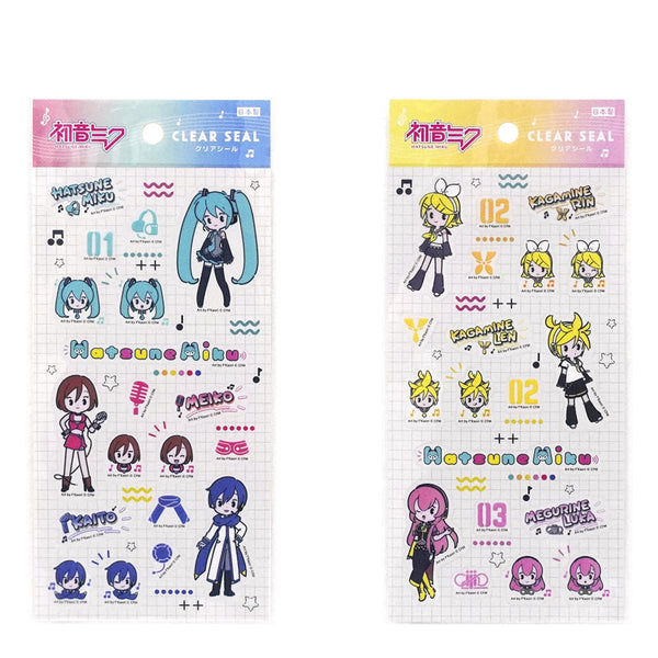 初音ミク クリアシール プチシリーズ - 100均 通販 ダイソーネット