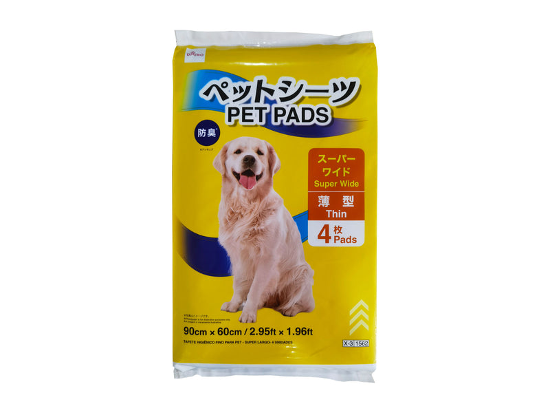 薄型ペットシーツ（防臭、スーパーワイド、４枚）