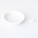 お香立て（珪藻土配合、小皿・お香立てセット、白）