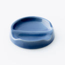 お箸とカトラリーがおける美濃焼の豆皿（ブルー）