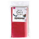 フェルト（ピンク系カラー、５枚）