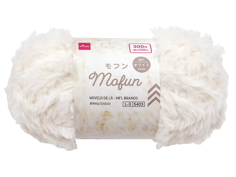 毛糸（モフン、ＭＦ１、ホワイト）